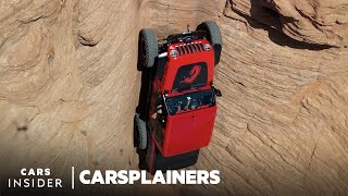 How Jeeps Climb Verticals  Carsplainers  Insider Cars [upl. by Mamie626]