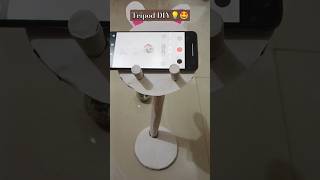 Tripod DIY 😍 Mobile Stand😮 crafteraashna mobilestand tripod shorts short trending viralvideo [upl. by Thetis]