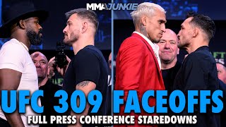 UFC 309 Full PreFight Press Conference Faceoffs Charles Oliveira vs Michael Chandler 2 More [upl. by Ijok]