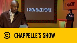 I Know Black People Quiz  Chappelles Show [upl. by Noteek]