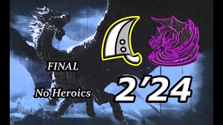 MHWIB In the Tempests Wake  Tempered Kushala Daora  Great Sword Solo 224quot25 No Heroics [upl. by Holli546]