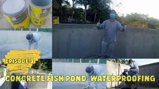 Paano maghalo at magpahid ng Super Thoroseal CONCRETE FISH POND WATERPROOFING [upl. by Briscoe]