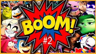 Boom Boom Boom Boom SONG Movies Games and Series COVER PART 2 feat Hazbin Hotel [upl. by Ballard963]