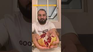 Pomegranate cutting in a real sense  fruit pomegranate saudiarabia [upl. by Enalahs]