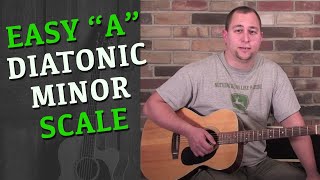 A Diatonic Minor Scale For Guitar  EASY [upl. by Chinua]