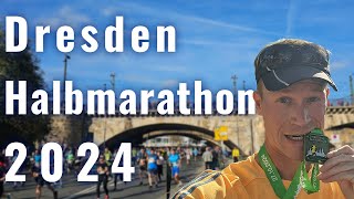 Halbmarathon beim Dresden Marathon  2024 [upl. by Romilly]