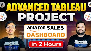 Complete TABLEAU Project in 2 Hours🔥Amazon Sales Dashboard  Full Tutorial [upl. by Nielsen975]