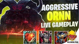 Aggressive Ornn Build DESTROYS In Lane  Wild Rift HellsDevil Plus Gameplay [upl. by Burch838]