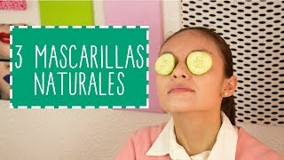 Mascarillas Naturales para la Cara  3 Recetas  Para Acné Hidratar y Exfoliar  Catwalk [upl. by Oshinski991]