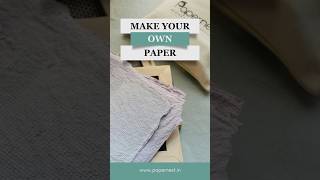 Make your own creative paper at home Step by step process given below handmadepaper paperlove [upl. by Seale68]