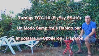 Turnigy TGYi10  Spoileron e Flaperon in Modo Semplice e Rapido [upl. by Xuaeb]