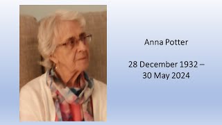 Thanksgiving service for Anna Potter from Fitzroy Presbyterian Church Belfast [upl. by Phillips]