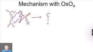 OsO4 Syn hydroxylation of alkenes  Organic Chemistry One 1 Lecture Series Video 49 [upl. by Rabush320]