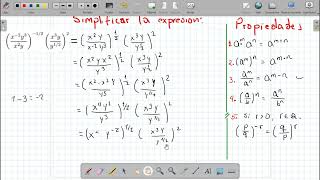 Cómo simplificar expresiones con exponentes racionales negativos y fracciones súper fácil [upl. by Murial503]