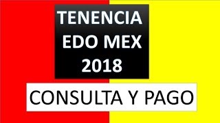 Tenencia 2019 EDO MEX ESTADO DE MÉXICO ✅✅✅ Consulta Adeudos  Pago de Tenencia [upl. by Gilbertine]