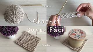 🌟Crochet Para Principiantes  Posavasos  Coasters  Posavelas  Prueba este punto🙃 [upl. by Sedicla]