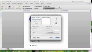 Como hacer una plantilla en Microsoft Word [upl. by Suirad]