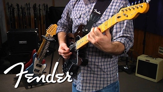 Modern Player Tele Thinline Deluxe Clean Demo  Fender [upl. by Brit609]