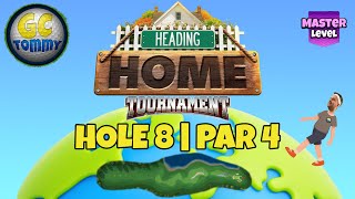 Master QR Hole 8  Par 4 EAGLE  Headed Home Tournament Golf Clash Guide [upl. by Marola]