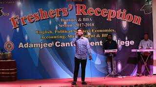 Bristi Dekhe Onek Kedechi  Syed Saqlain Mostafa  ACC Honors amp BBA Freshers Reception 2018 [upl. by Rumpf]