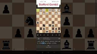 Stafford Gambit for checkmate [upl. by Irbua]