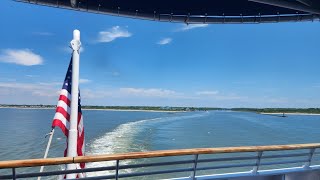 Cape May Lewes Ferry headed to delaware 061224 [upl. by Enelia951]