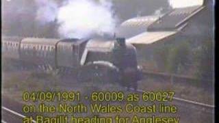 60009 on the North Wales Coast line  03amp04091991 [upl. by Ettelegna430]