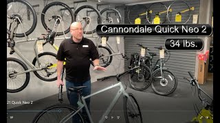 2021 Quick Neo 2  The Three Min Quick review of the Cannondale X35 Bike [upl. by Eceerahs]