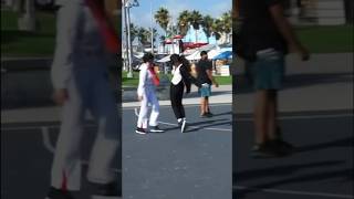 Elvis and Michael Jackson took over VENICE BEACH BASKETBALL [upl. by Oniratac232]