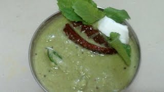 Mint coconut chutneyRestaurant style mint chutneyMint chutneyCoconut chutneyGreen chutneypudina [upl. by Ahsahs337]