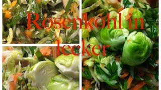 Rosenkohl in lecker gesund durch den Winter Rezept [upl. by Naitsabes]