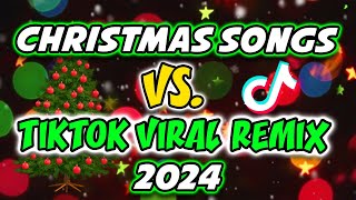 CHRISTMAS SONGS VS TIKTOK REMIX 2024  NEW CHRISTMAS SONGS TIKTOK REMIX DISCO TRAXX [upl. by Lemon]