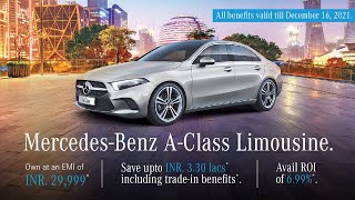 The allnew MercedesBenz AClass December 2021 benefits [upl. by Nerag]