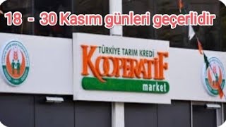 Tarım Kredi Market Fiyatları 18  30 Kasım 2023 Tarım Kredi Kooperatif Market Kataloğu [upl. by Portwine292]