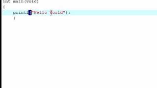 C Programming Tutorial  1  Hello World [upl. by Eidassac]