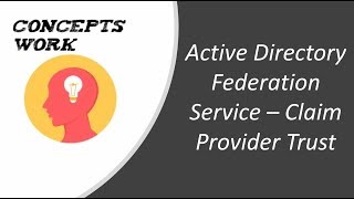 ADFS  Active Directory Federation Service  Claim provider Trust  2023 [upl. by Slin]