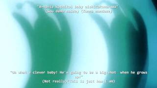 Otsuki Kenji amp Kitsutaka Fumihiko  Odoru Akachan Ningen with Lyrics  English Subbed [upl. by Yzeerb]