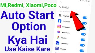 how to autostart an app in android  background autostart kya hota hai [upl. by Socha]