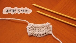 Tricot Rabattre les mailles  Knit Spirit X A Little Mercerie [upl. by Itram312]