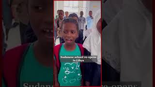 Sudanese school reopens in Libya [upl. by Ahtelrac]