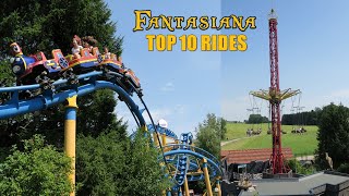 Top 10 Rides at Fantasiana [upl. by Suirauqram839]