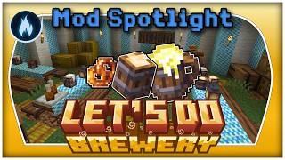 Minecraft brewing with Lets do Brewery  Mod Spotlight [upl. by Hannavas303]