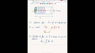 Vidéo de correction d’un exercice d’induction  inductance propre solénoïde infini [upl. by Llevert]