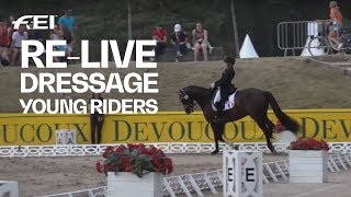 RELIVE  Dressage YR Individual Part 1  FEI European Championships CH  J  YR [upl. by Aleemaj520]