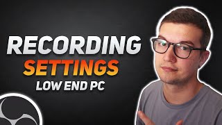 BEST OBS Recording Settings For LOW END PC 2024 NO LAG [upl. by Alyahsal]