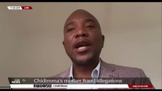 Chidimma Adetshinas mother fraud allegations BOSA leader Mmusi Maimane weighs in [upl. by Jemena]