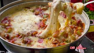 প্যানে তৈরি বেক্ড পাস্তা  Baked Pasta without Oven  Pan Baked Pasta no Oven Recipe Pasta Recipe [upl. by Nylirehs126]