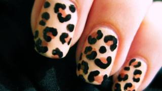 Leopard Nail Art [upl. by Gable139]