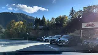 Driving from Les Diablerets Glacier 3000 to Grindelwald Pitstop Fondue Caquelon Cheese Grotto [upl. by Liryc917]