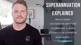 Superannuation in Australia explained  Super in 2021 [upl. by Dnalerb]